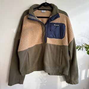Columbia Sherpa Fleece Pullover – XXL
